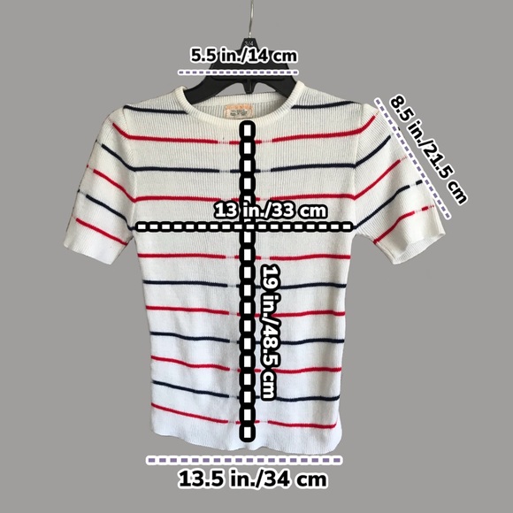Striped knit tee - Picture 2 of 3